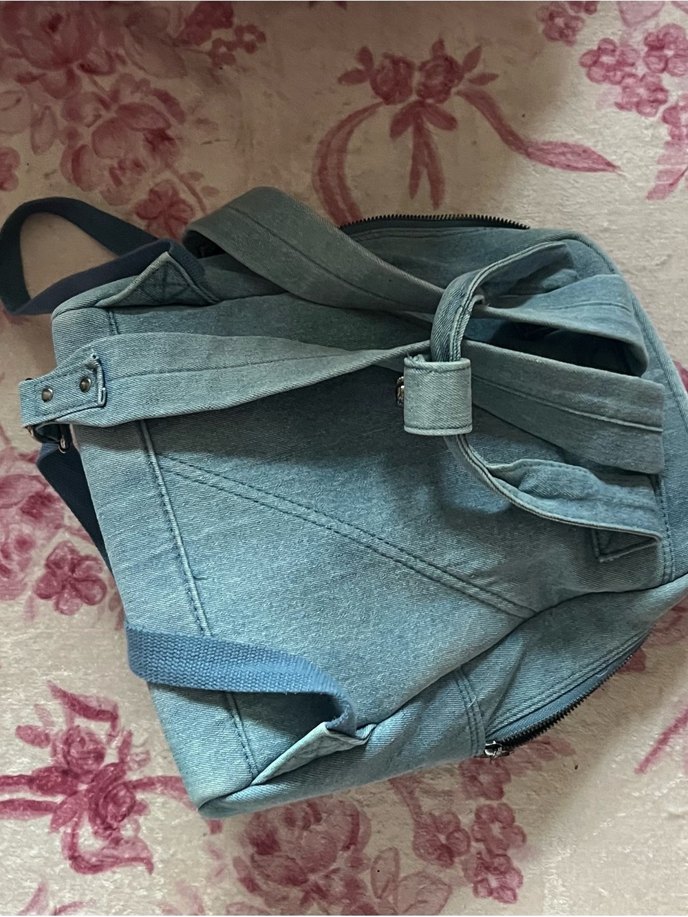 Disney Light Blue Denim Backpack - Picture 4 of 5